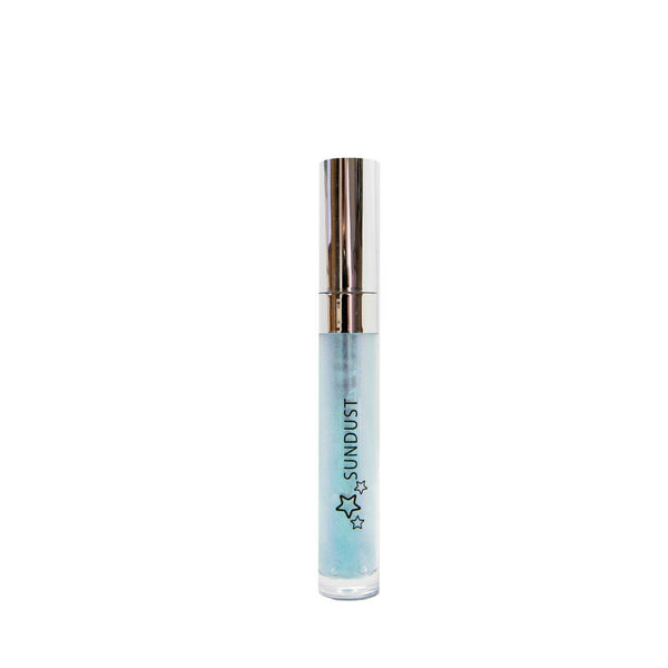 blue shimmer lip gloss